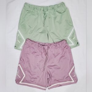 Jordan Men's Athletic Shorts Lavender And Mint